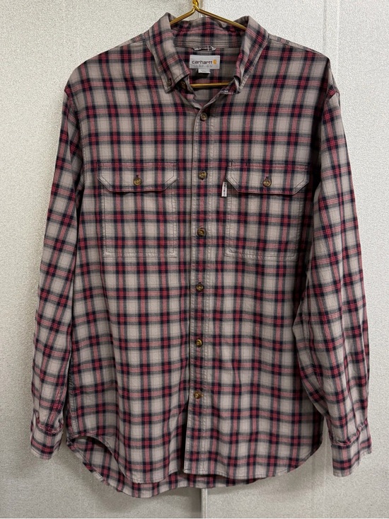 Carhartt Other - Carhartt Plaid Button Down Shirt Workwear Flannel Style Mens M